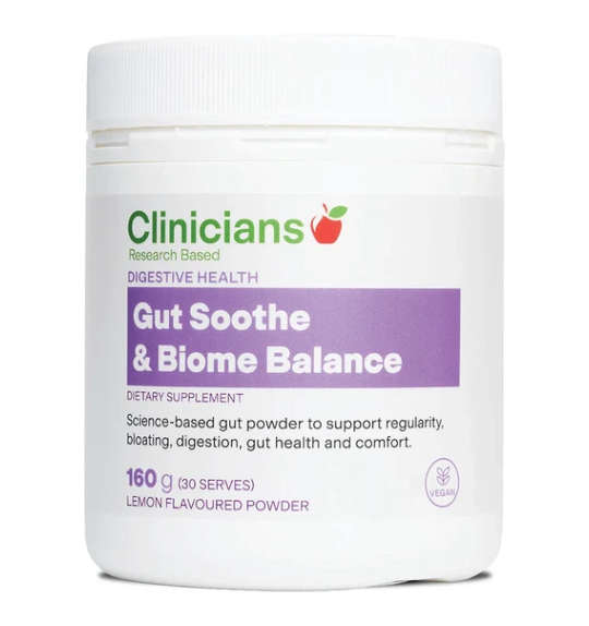 Clinicians Gut Soothe & Biome Balance 160g Powder